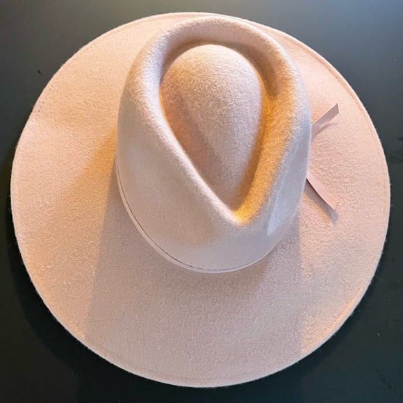 Brixton cowboy hat in pink felt - Picture 5 of 7